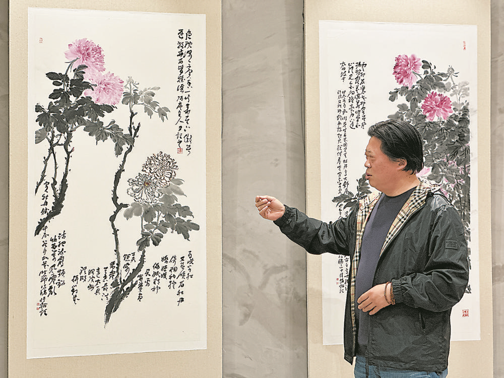 书画家侯博翰